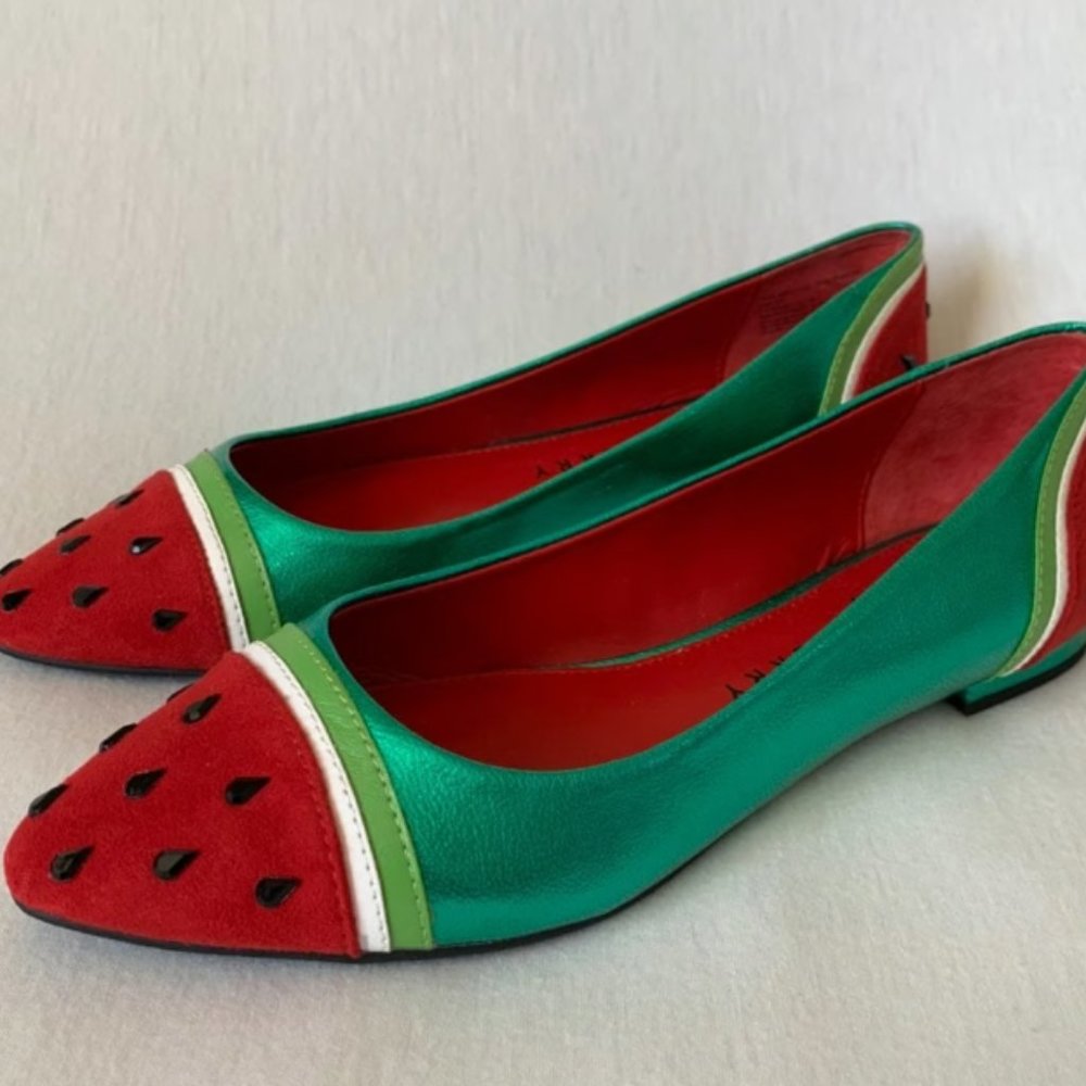 Katy Perry Collections - The Mickey Watermelon Flats, Pointy Toe Size 6